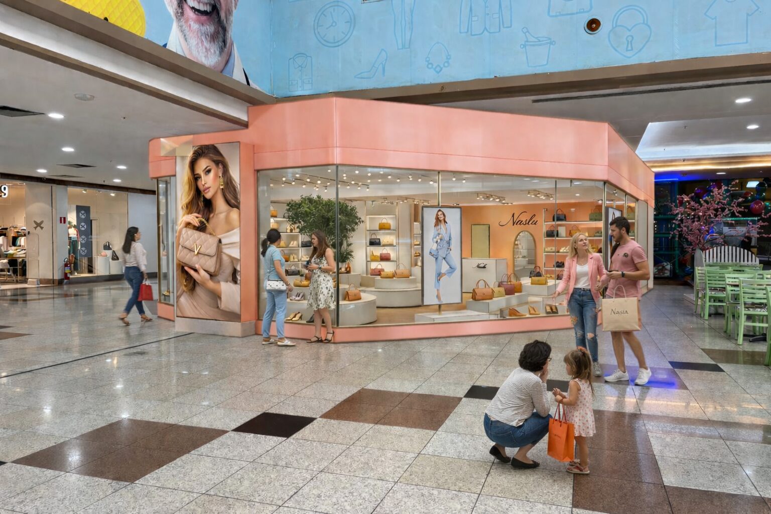 Loja Naslu, Shopping Pátio Belém, vista 2
